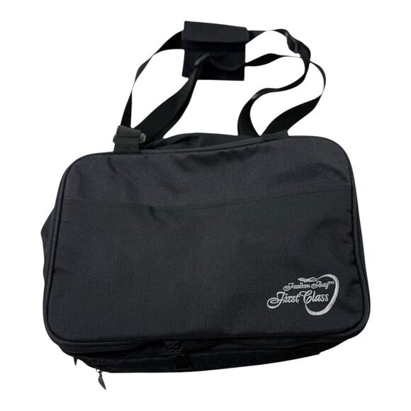 First Class Freedom Bag Black Travel Case Canvas Organizer Tote w/2 Caddys EUC - Picture 1 of 16